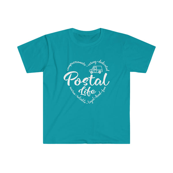 Postal Life - Softstyle United States Postal Worker Postal Wear Post Office Postal Shirt - Short Sleeve Unisex