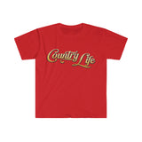 Country Life Softstyle T-Shirt - Graphic Tees For Women Men Country Shirt Farmhouse Country T Shirt