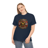 Firefighter T Shirt - Fire Department -100% Cotton Short Sleeve Unisex T-Shirt