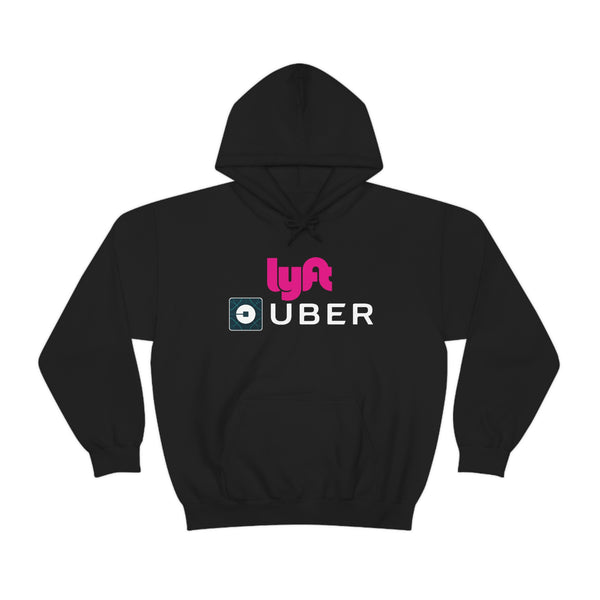 Driver Delivery Hoodie - New Logo Lyft And Uber, Lyft, Uber, Ride Share Hooded Sweatshirt - Unisex Heavy Blend Hoodie