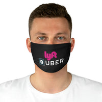 Lyft & Ubber Black- Fabric Face Mask