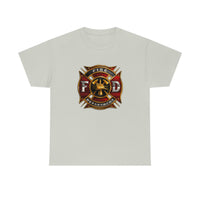 Firefighter T Shirt - Fire Department -100% Cotton Short Sleeve Unisex T-Shirt