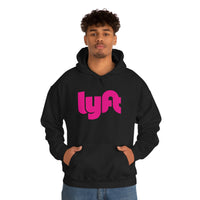 Driver Delivery Hoodie - New Logo Lyft, Lyft, Ride Share Hooded Sweatshirt - Unisex Heavy Blend Hoodie