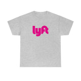 Driver Delivery T Shirt - New Lyft Logo, Lyft, Ride Share Shirt - Short Sleeve Unisex Tees - Heavy Cotton