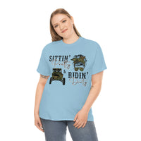 Sittin Pretty Riddin Dirty - Country Life Cotton T-Shirt - Graphic Tees For Women Men Country Shirt Farmhouse Country T Shirt