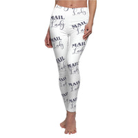 Mail Lady Navy Women's Casual Leggings - United States Postal Worker Postal Wear Post Office