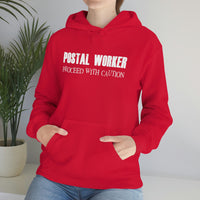 Postal Worker Caution Hoodie - United States Postal Worker Postal Wear Post Office Shirt Postal Shirt Unisex