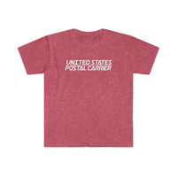 Postal Carrier Shirt- Heather Softstyle Unisex T Shirt, United States Postal Worker Postal Wear Post Office Postal Shirt